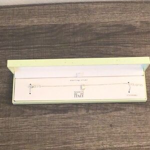 Sterling Silver Initial C Italian Bracelet NIB